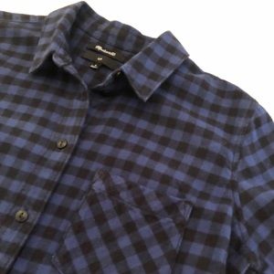 Madewell Flannel Buffalo Check LS Shirt